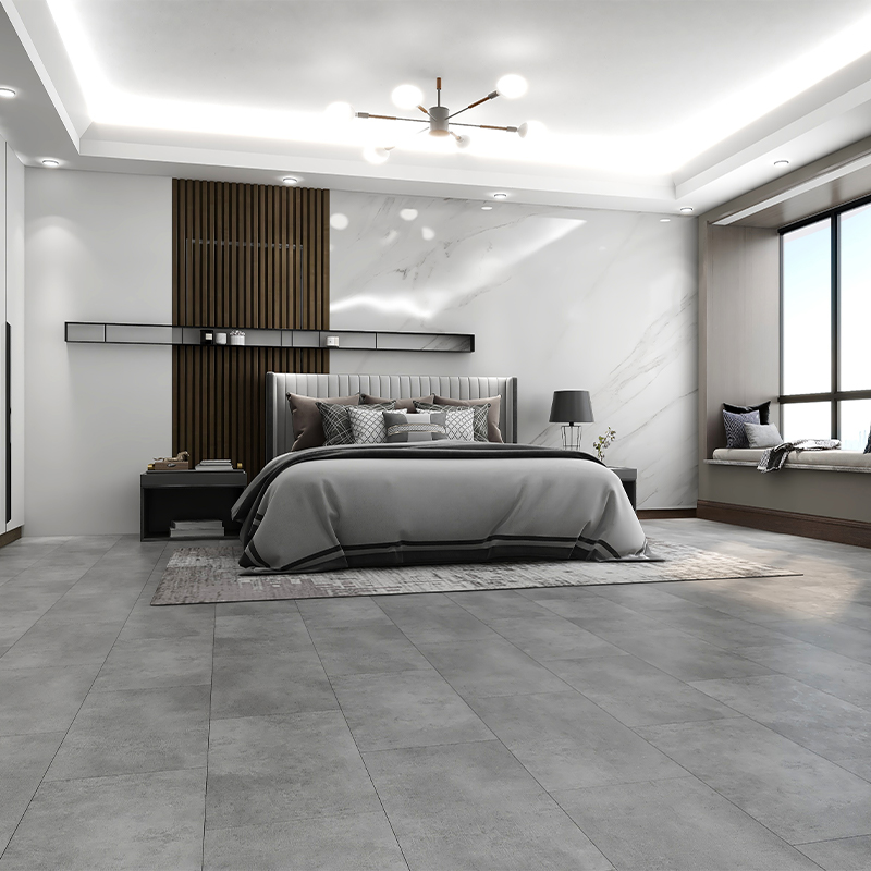 Tile Look SPC Flooring for Living Room and Kitchen