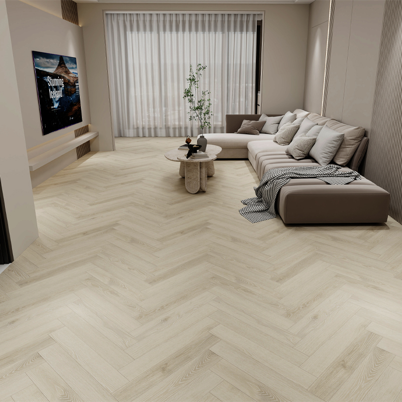 Laminate Flooring Herringbone Style for Living Room