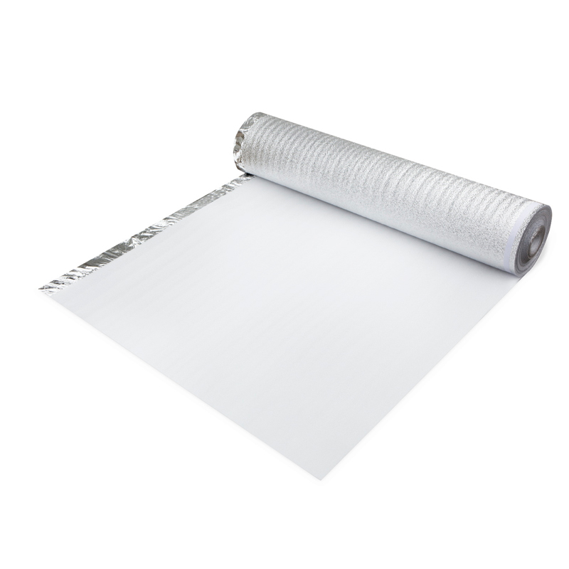 2mm Silver Foil EPE Foam Moisture Barrier Floor Underlayment Roll 2mm Silver Foil EPE Foam Moisture Barrier Floor Underlayment Roll
